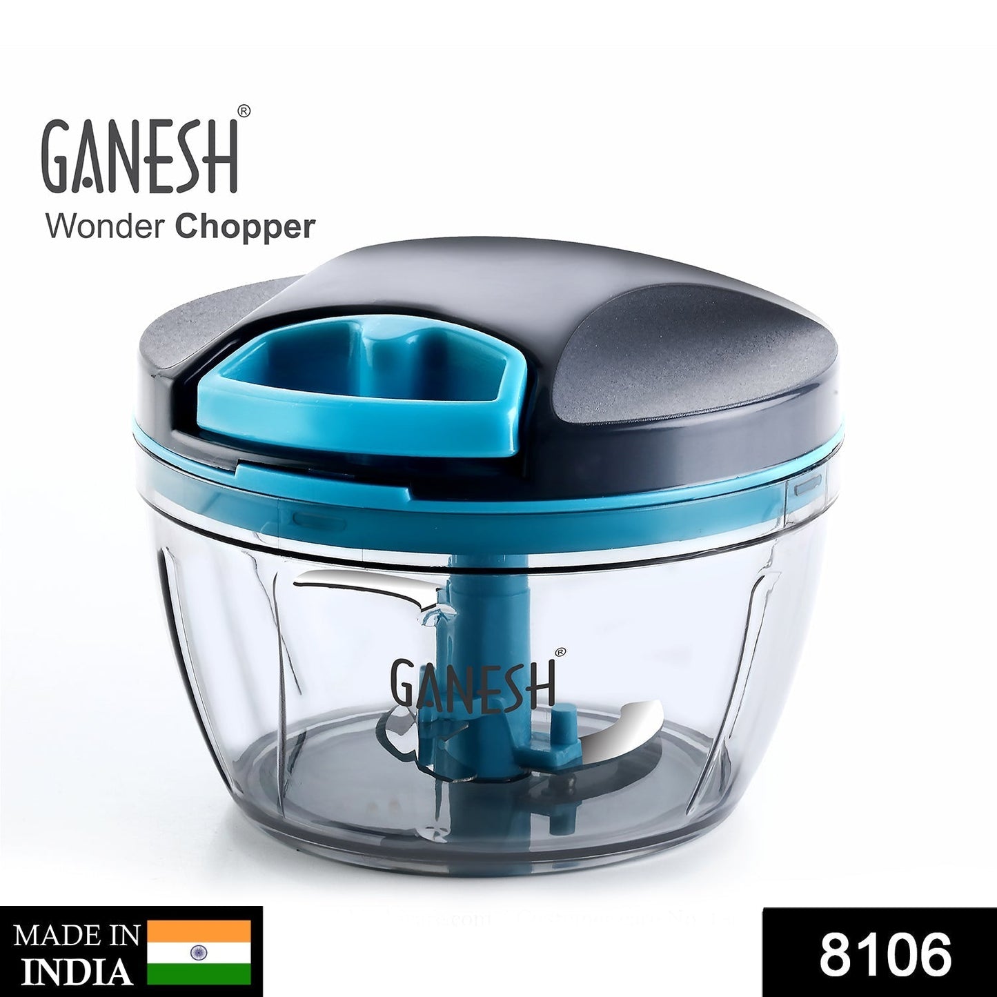 8106 GANESH Wonder Chopper, Grey (470Ml) DeoDap