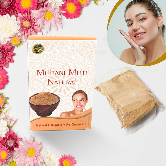 12791 80gram Herbal Tan Removing Multani Mitti Face Pack For Skin Care Age Group