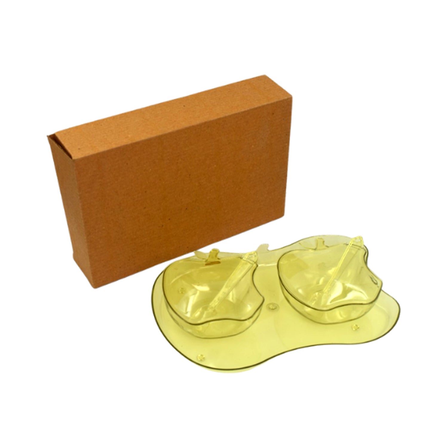 2752 Apple Shape Tray Bowl Used For Serving Snacks And Various Food Stuffs. DeoDap