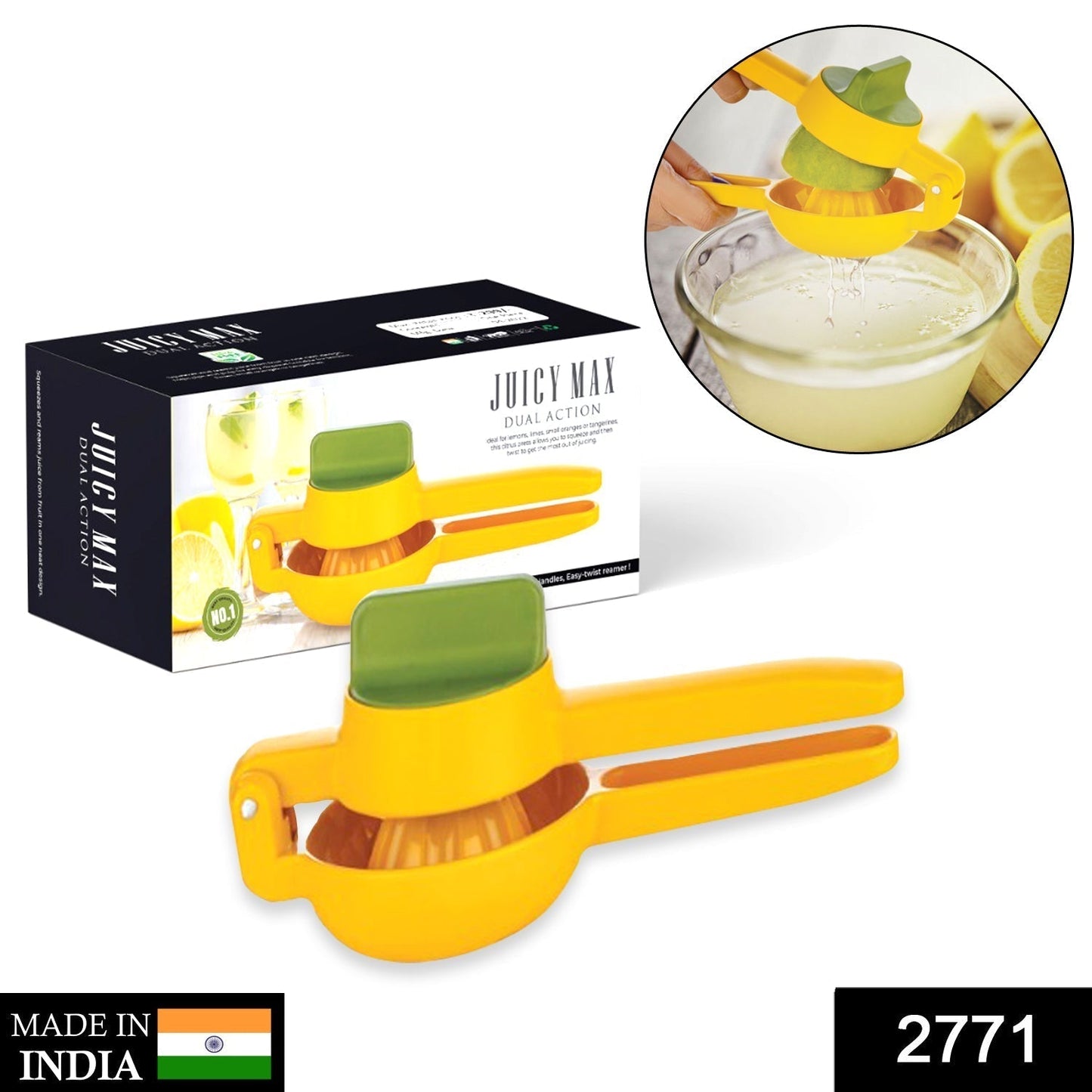 2771 Lemon Squeezer Used For Squeezing Lemons For Types Of Food Stuffs. DeoDap