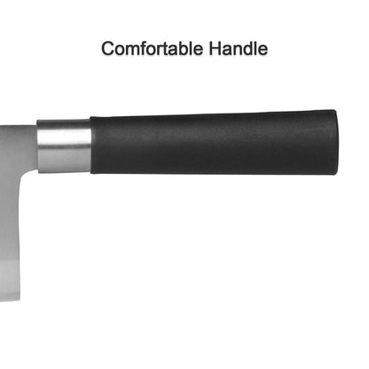 5735 Stainless Steel Chef Damascus Cleaver Vegetable Knife with Plastic Handle & Cover, Multipurpose Use for Kitchen or Restaurant (12 Inch)