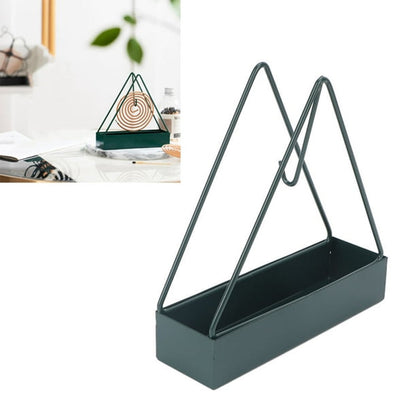 12880 Mosquito Coil Holder Frame, Triangular Shape Iron Mosquito Incense Holder Mosquito Repellent Incense Holder, Hanging, Mosquito Repellent, Outdoor, Stylish, Mosquito Repellent Incense Holder