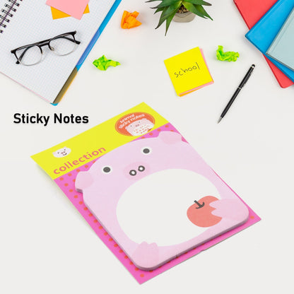 4170 Animal Sticky Notes, Cute Animal Sticky Memo Notes Self-Stick Note Pads for Animal Lovers Students Home Office (1 Pc / 20 Sheets )