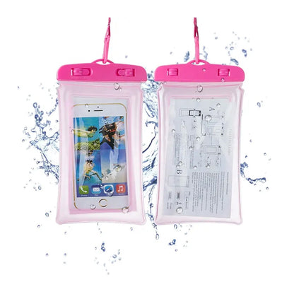 6386 Waterproof Pouch Zip Lock Mobile Cover Under Water Mobile Case For All Type Mobile Phones