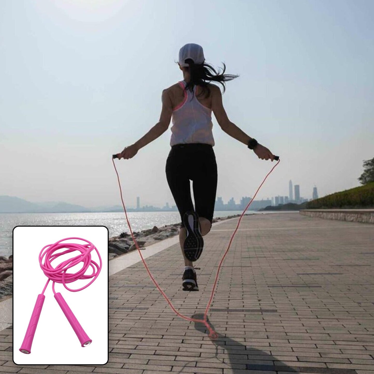 0648 3m Plastic adjustable wire skipping, skip high speed jump rope cross fit fitness equipment exercise workout