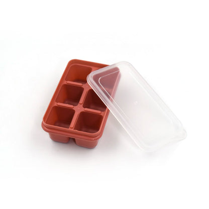 4750 6 cavity Silicone Ice Tray used in all kinds of places like household kitchens for making ice from water and various things and all. DeoDap