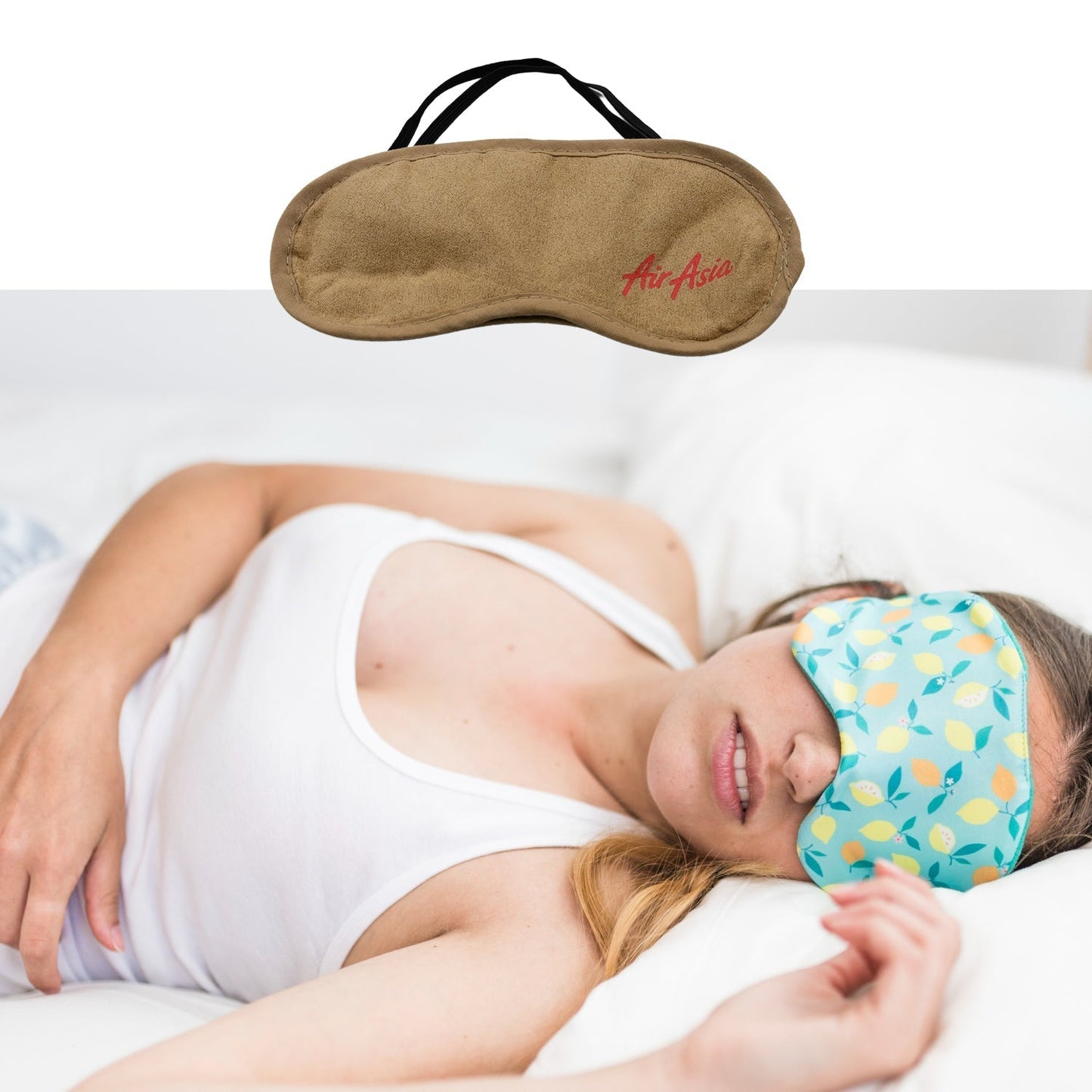 6912 SLEEPING MASK LIGHTWEIGHT COTTON FABRIC BLINDFOLD SOFT EYE MASK SUPER NEW PREMIUM EYE MASK (1 PC)