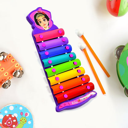 4616 Xylophone for Kids Wooden Xylophone Toy with Child Safe Mallets DeoDap