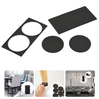 9052 Floor Protector Furniture Rubber Pads, Self Adhesive Floor Protectors Easy To Use Table Rubber Pads, Chair Rubber Pads For Home Use DeoDap