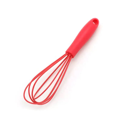 2797 SMALL MANUAL WHISK MIXER SILICONE WHISK, CREAM WHISK, FLOUR MIXER, ROTARY EGG MIXER, KITCHEN BAKING TOOL DeoDap