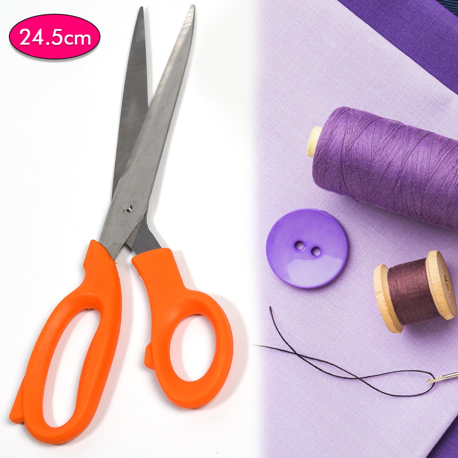 4078 Tailor Scissors And Measuring Tape High Quality Scissor With Flexible Measuring Tape For Tailor & Home Use Scissor DeoDap