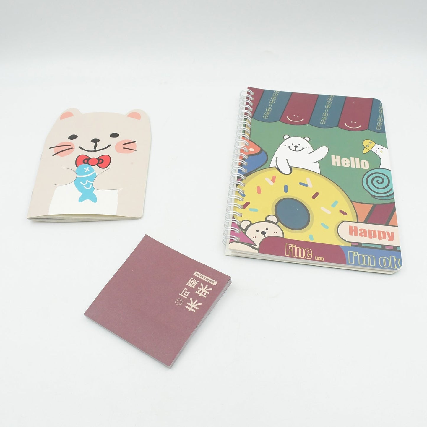 Cartoon Stationery Box  Cartoon Design School Box Book , diary , Pen , Eraser, Sharpner , Sticker & Pen Refill Student Gift School box  (1 box)