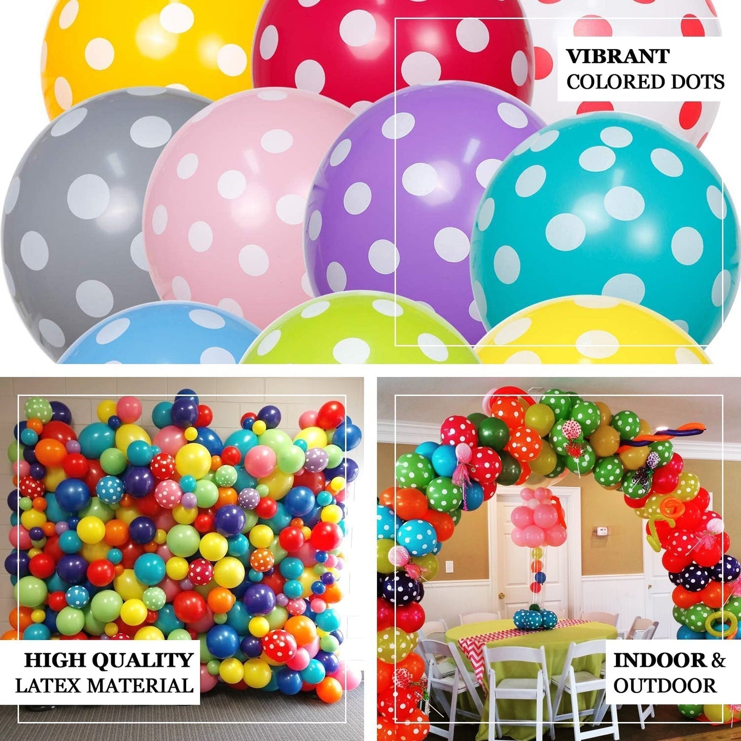 1136 Balloon Pack for Birthday Party Decoration & Occasions (100pack) DeoDap