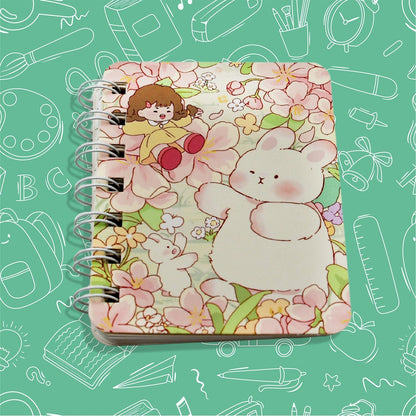 17589 Cute Journal Diary, Notebook for Women Men Memo Notepad Sketchbook 80 Pages Writing Journal for Journaling Notes Study School Work Boys Girls, Stationery (82x105MM / 1 Pc)