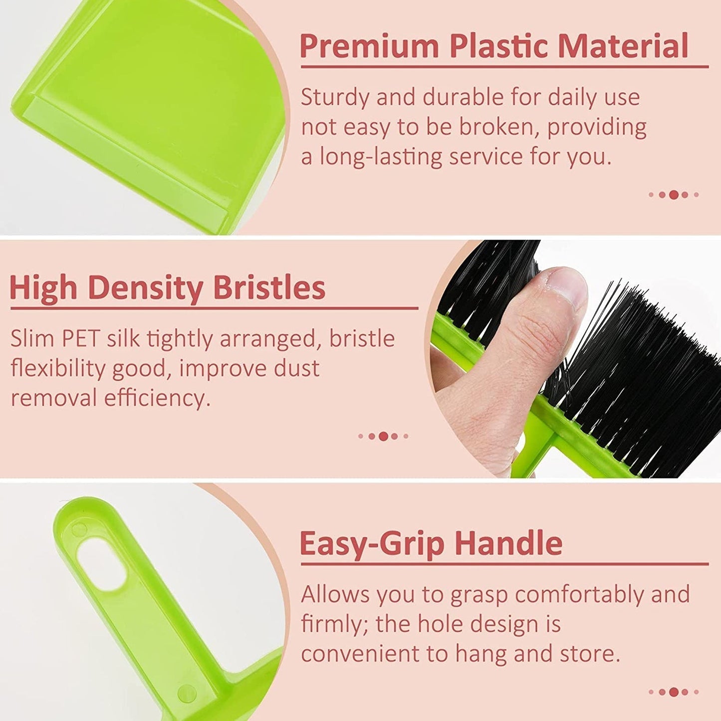 7617 Mini Dustpan Supdi with Brush Broom Set for Multipurpose Cleaning DeoDap