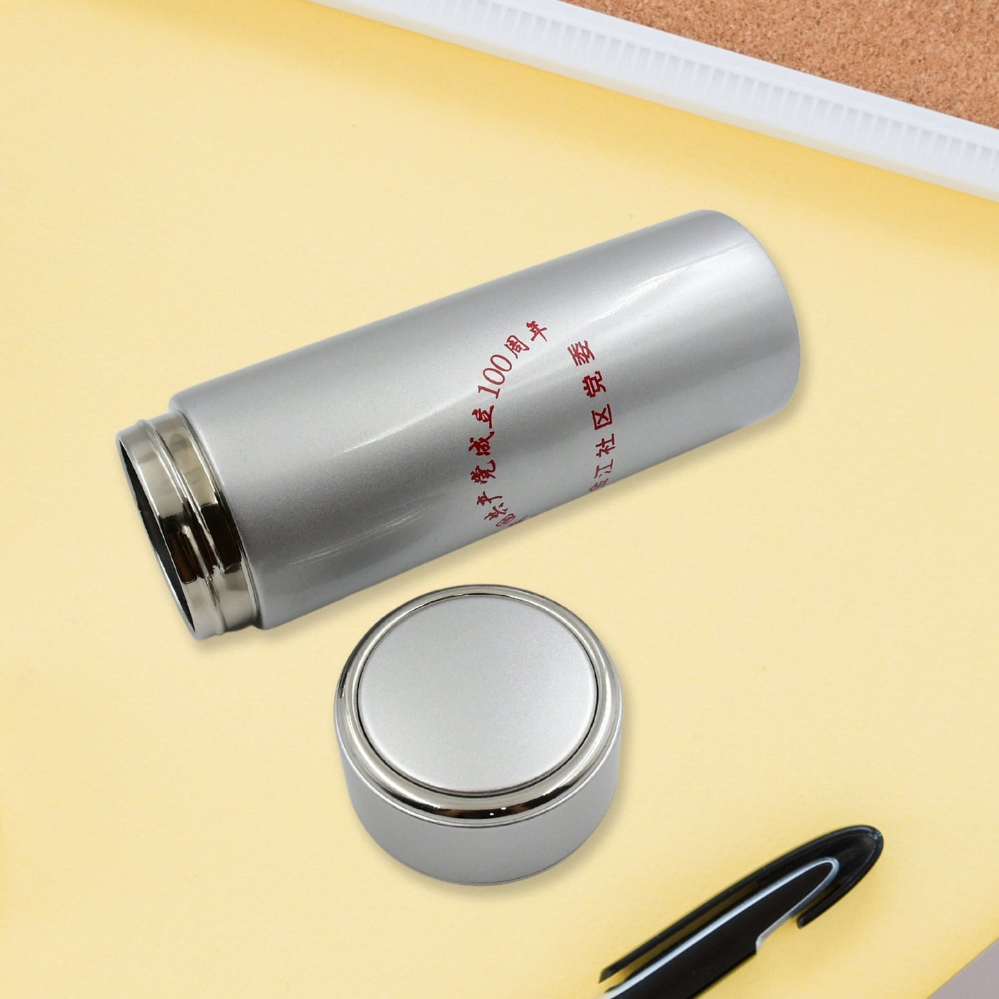 13042 Vacuum Insulated Stainless Steel Flask, Water Beverage Travel Bottle, BPA Free, Leakproof, Portable For office / Gym / School (1 Pc / 350 ML)