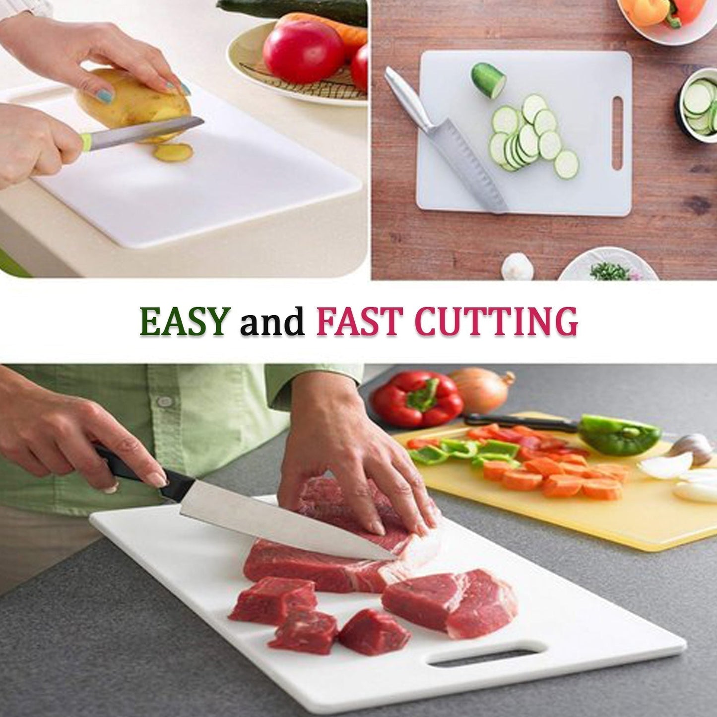 2080 KITCHEN SMALL CHOPPING BOARD CUTTING BOARD PLASTIC DeoDap