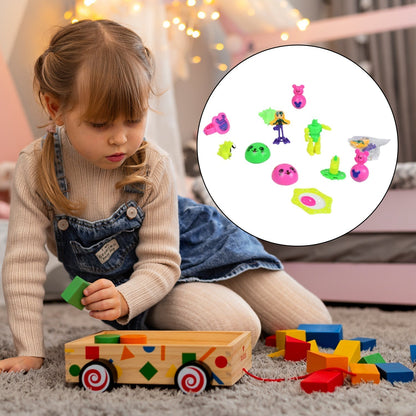 4489 20pc Mix All New Toy With Plastic Commander Container , Mix All Types Playing Toy For Kids DeoDap