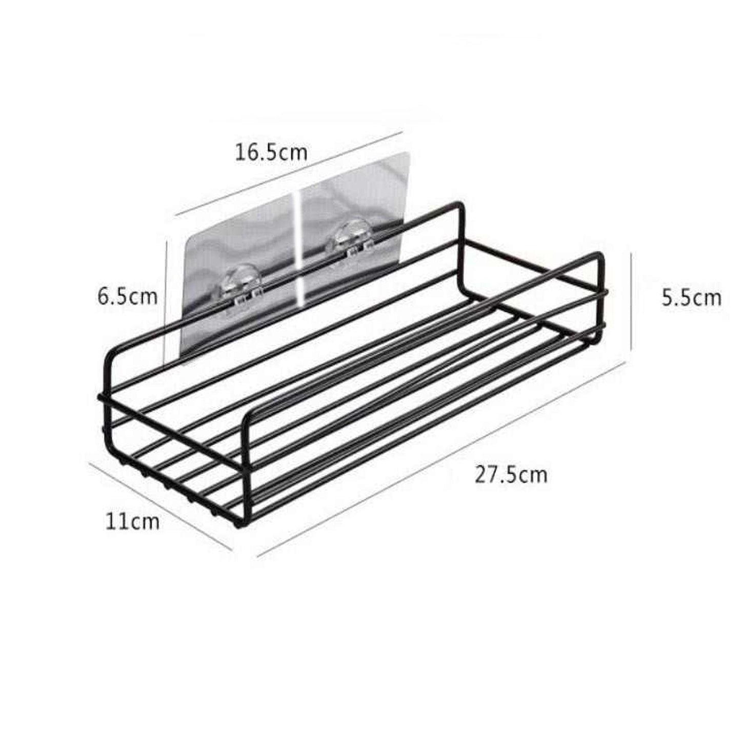 1764  Multipurpose Wall Mount Metal Bathroom Shelf and Rack for Home and Kitchen. DeoDap