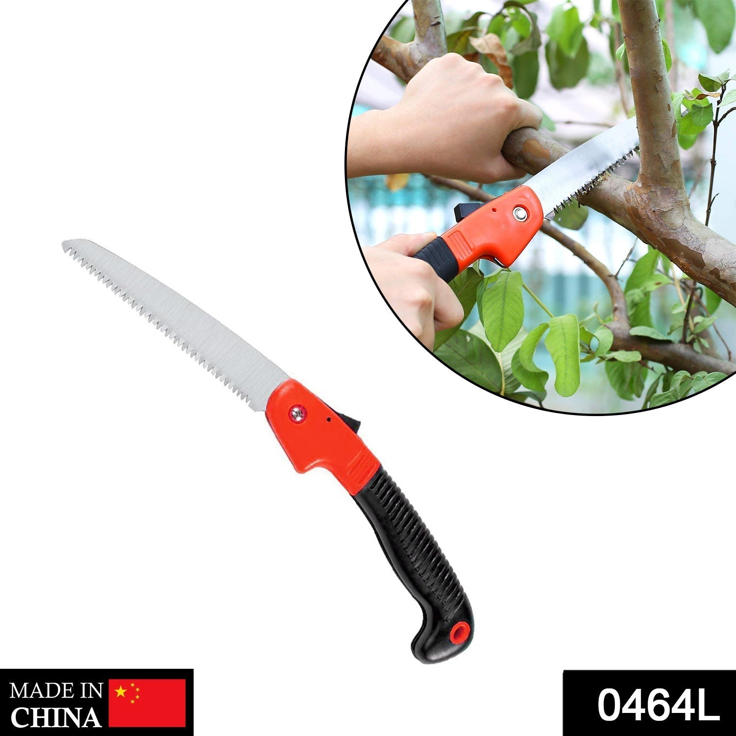 0464L FOLDING SAW FOR TRIMMING, PRUNING, CAMPING. SHRUBS AND WOOD DeoDap