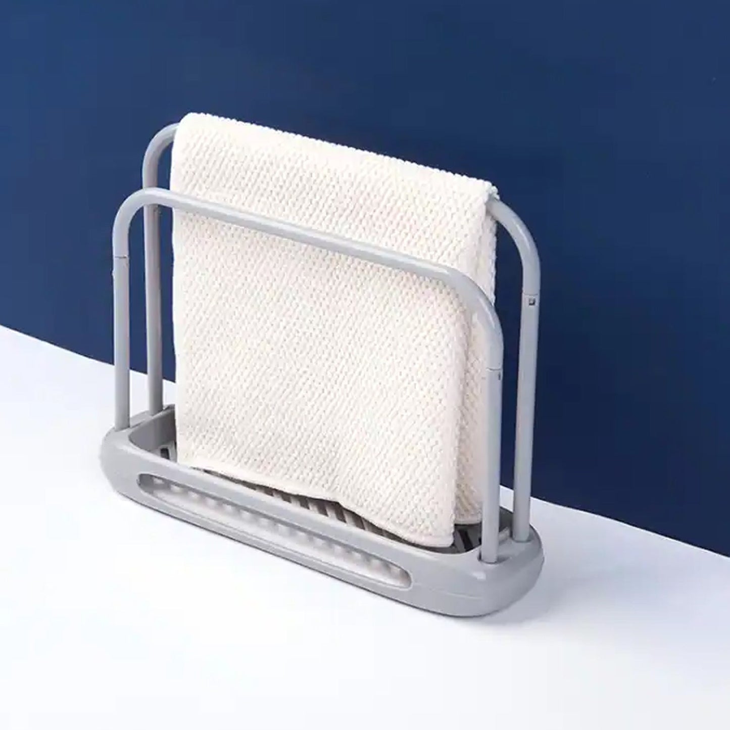 2305 Storage Rack Kitchen Storage Holder Dish Towel Holder Dishcloth Rack Organizer Pool, Dishcloth Drying Rack Sink Rag Holder Towel (1 Pc)