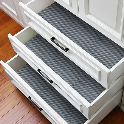 UK-0207 Anti-Slip Bathroom Kitchen Cabinet Drawer Shelf Mat Liner Sheets Roll, Fridge Mat, Table Mat Anti-Slip Super Strong Placement Mat for Fridge