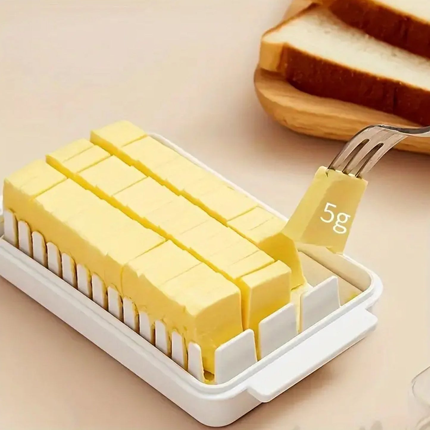 5848 Butter storage box with slicer for easy cutting,cheese butter organizer dispenser for kitchen refrigerator,Transparent plastic butter box with lid,butter cutter slicer storage tray (1 Pc)