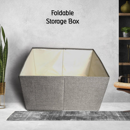 7398 Foldable Storage Bins Boxes Cubes Container Organizer Baskets Fabric Drawers Bedroom, Closet, Toys, Thick Cloth Shimmer DeoDap