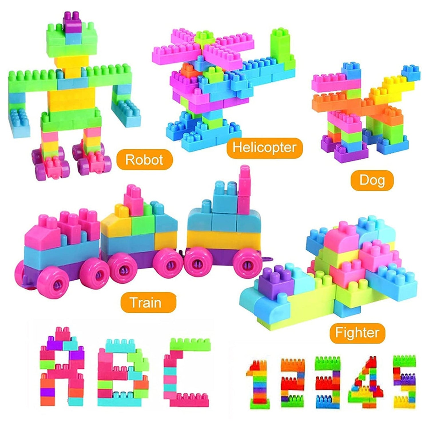 3915 200 Pc Train Blocks Toy used in all kinds of household and official places specially for kids and children for their playing and enjoying purposes. DeoDap