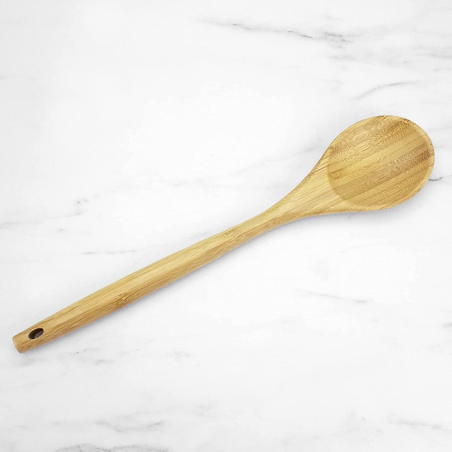 2045 14 inch Bamboo Spoon Kitchen Utensil DeoDap