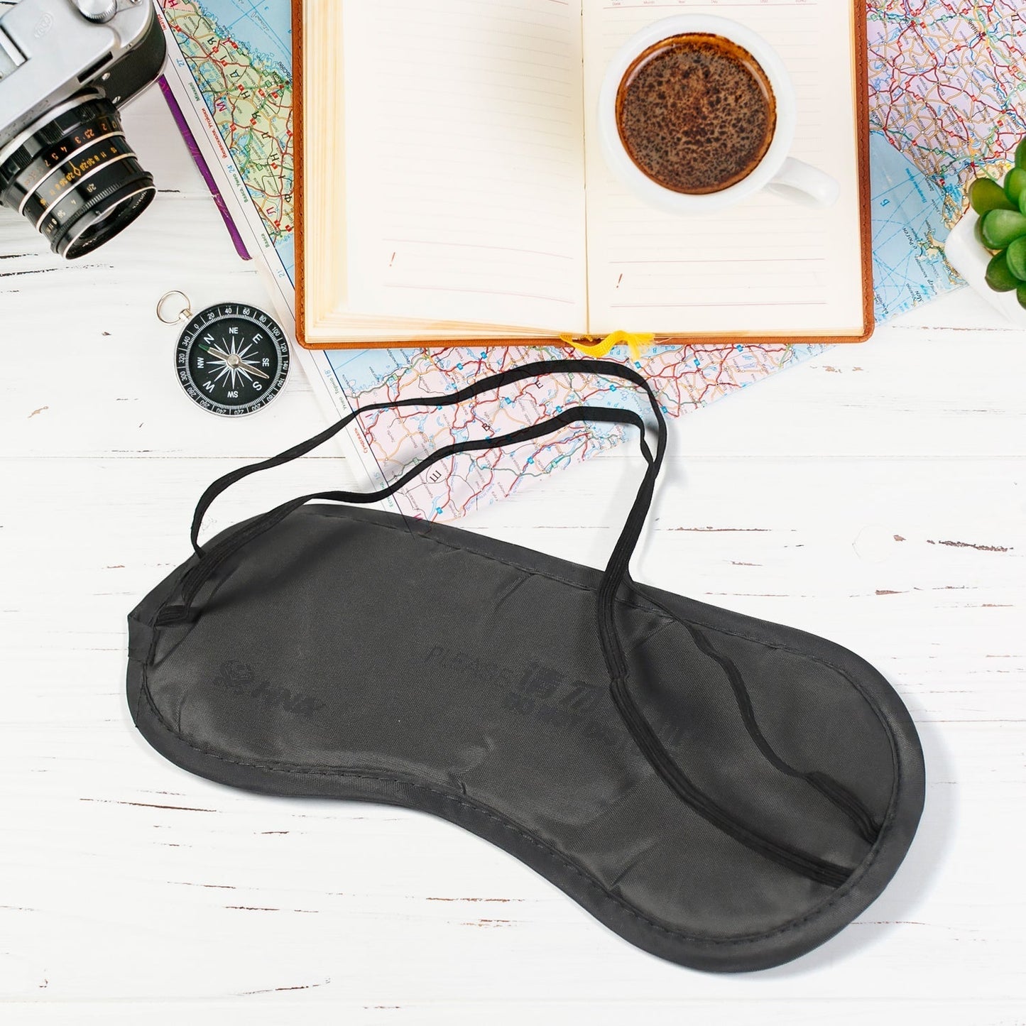 6901 New 1 Pcs Eye Mask Black Sleeping Eye Mask Cover for health Travel Sleep Aid Cover Light Guide