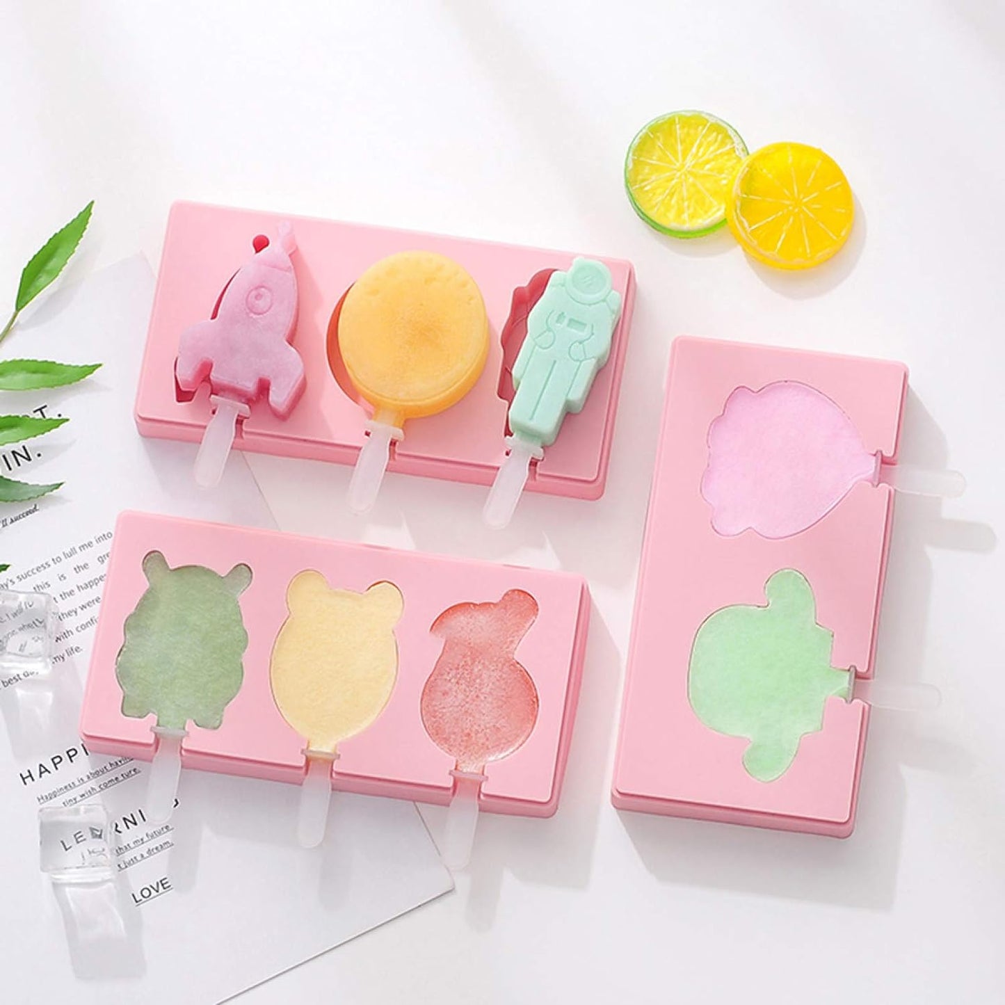 8188 Silicone Popsicle Molds, Reusable Ice Cream Molds With Sticks And Lids. A Must-Have Popsicle Mold For Summer. 