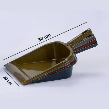 2352 Durable Multi Surface Plastic Dustpan with Handle DeoDap