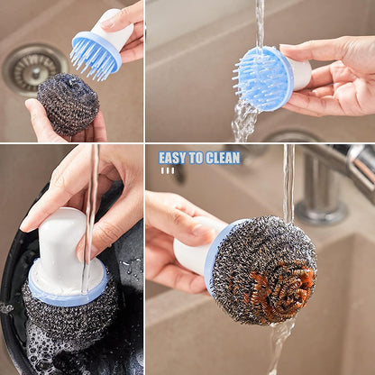 5214 Dish Brush Multifunctional Palm Brush for Dish Kitchen Sink Pot Pan - Dish Scrub Brush Small Cleaning Brush Dish Scrubber Brush Cleaning Brushes for Household Use DeoDap