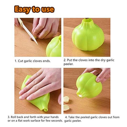 2205 Silicone Ginger Garlic Manual Peeler