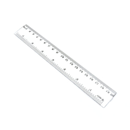 4840 20Cm Ruler For Student Purposes While Studying And Learning In Schools And Homes Etc. (1Pc)