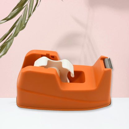 9508 Plastic Tape Dispenser Cutter for Home Office use, Tape Dispenser for Stationary, Tape Cutter Packaging Tape (1 pc / 605 Gm)