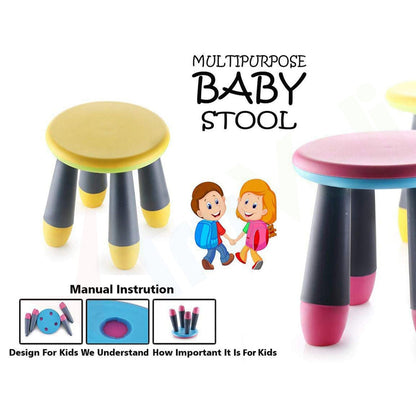 3027 Foldable Baby Stool used in all kinds of places, specially made for kids and children’s etc. DeoDap