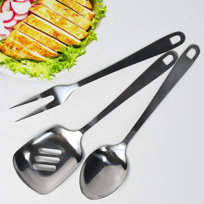 2491A SERVING SPOON SET COOKING SPOON SET HIGH QUALITY PREMIUM SPOON SET ( 3PC SET ).