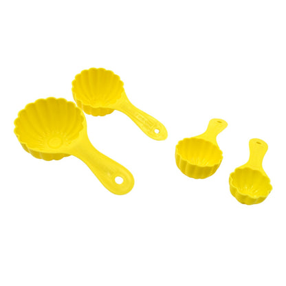 5559 Plastic Kitchen Tool Mould / Ladoo Mould Spoon Ladoo Making Spoon Set for Kitchen Multipurpose, Plastic Ladoo Mold For Making Different Variety of Ladoo (4 Pcs Set)