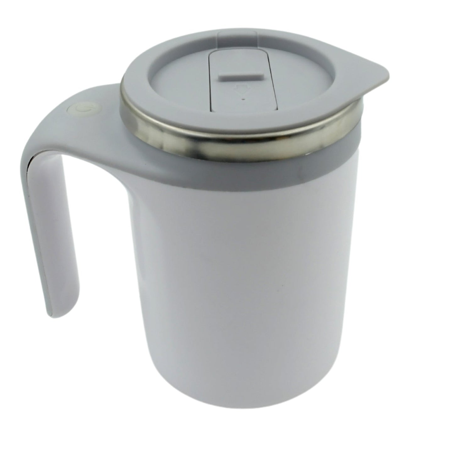 5545 Stirring Coffee Mug | Magnetic Stirring Coffee Cup | Stainless Steel Mug for Milk | Travel Mixing Cup | Self Stirring Coffee Mug, Suitable for Coffee / Milk / Hot Chocolat | Battery Operated ( Battery Included )