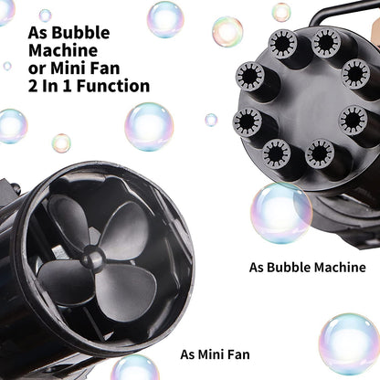 8028  8-Hole battery operated Bubbles Gun Toys for Boys and Girls Deodap