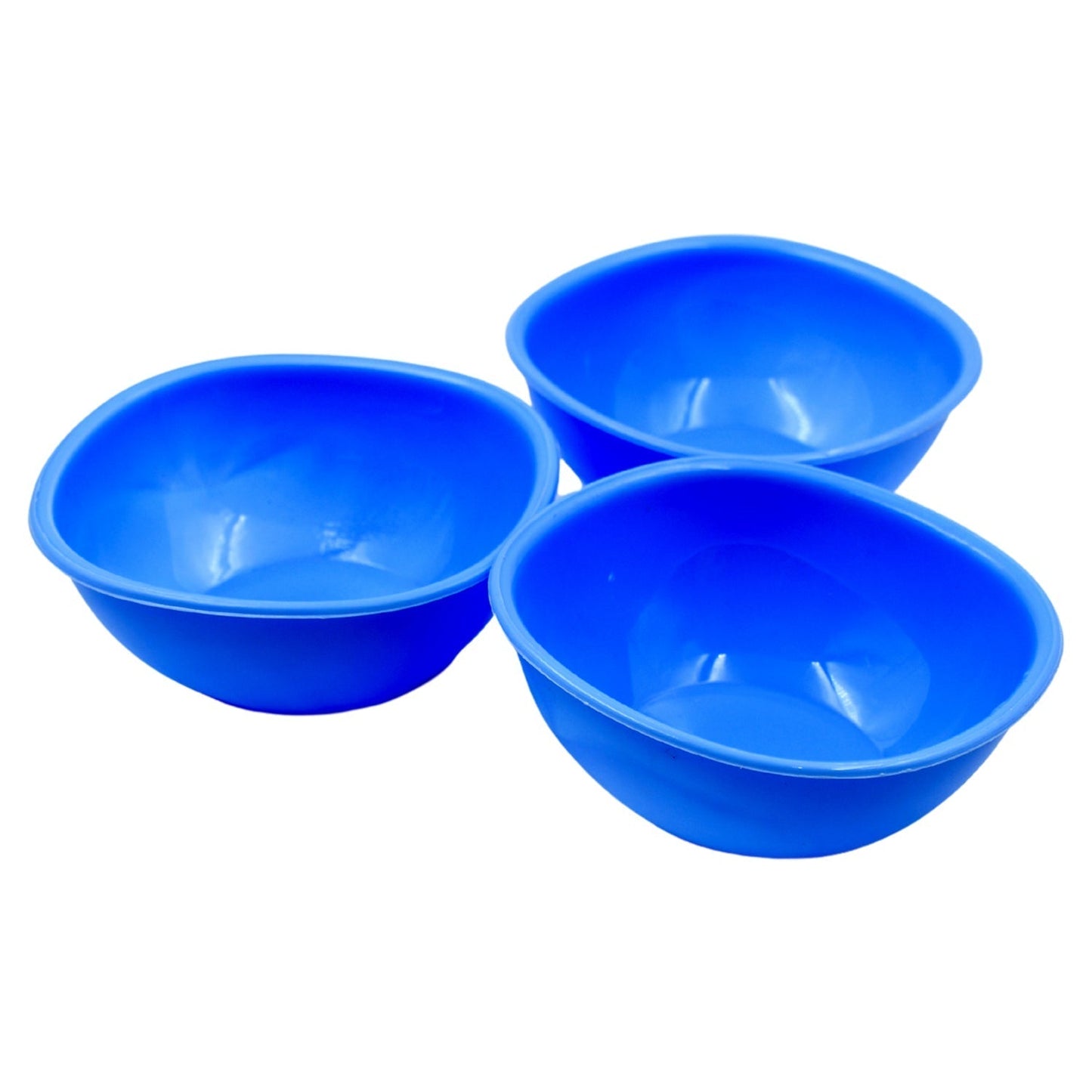 5722 BPA Free Plastic Bowl Set for Cereal, Salad, Rice, Soup, Pasta, Snack Bowl, Microwave Safe, Dishwasher Safe (3 Pcs Set)