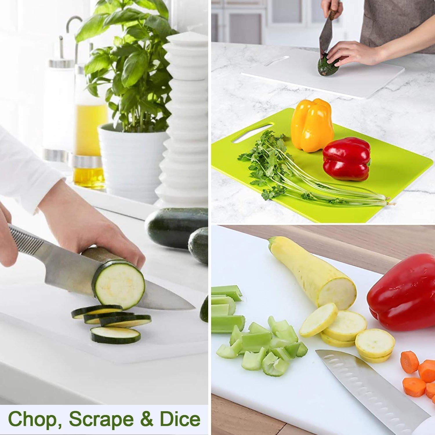 2094 BROWN SMALL KITCHEN CHOPPING BOARD CUTTING BOARD PLASTIC. DeoDap