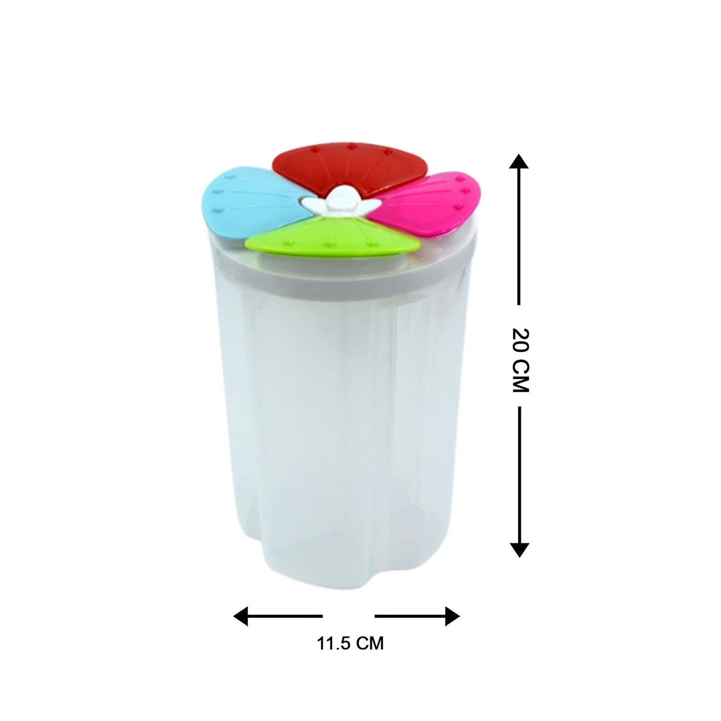 2822 4 Section Storage containers airtight Transparent Food Plastic Storage Container DeoDap