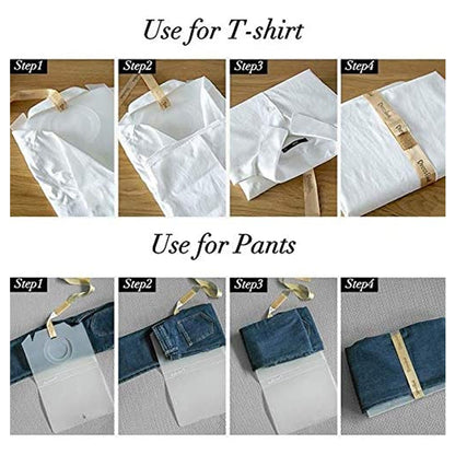 4026A DressBook Foldable Clothes T-Shirt Closet Organizer FOLDING BOARD CLOTHES FOLDER STORAGE ORGANIZER ( 10 PCS ) DeoDap