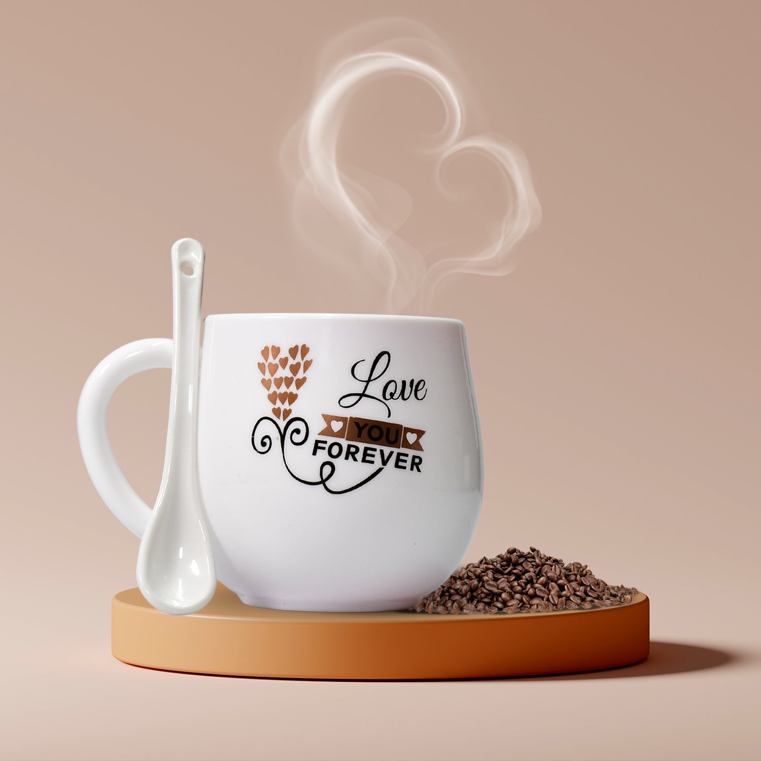 4975 Multi design coffee Mug With Spoon and box packing. Ceramic Mugs to Gift your Best Friend Tea Mugs Coffee Mugs Microwave Safe. DeoDap