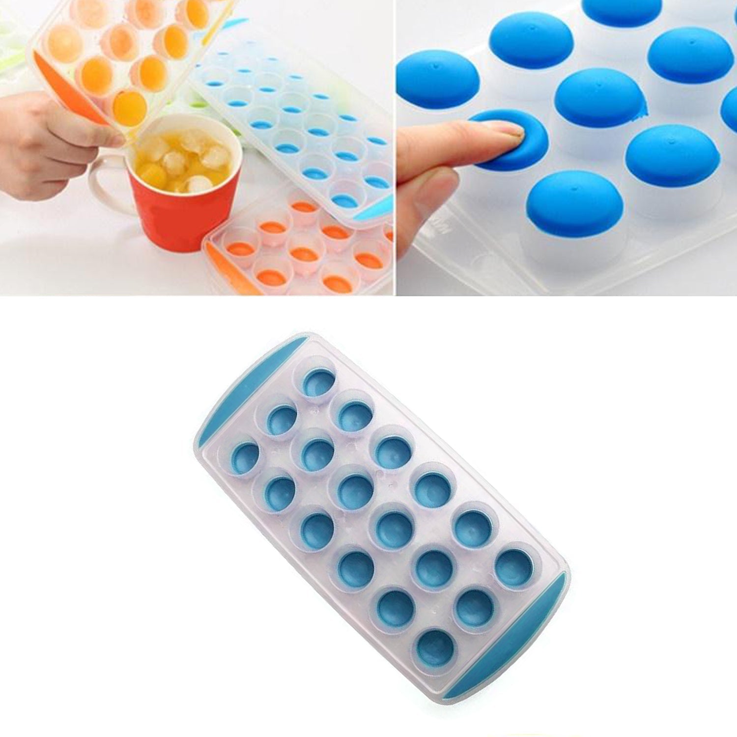 2768 18 Cavity Ice Tray Used For Producing Ice’s In Types Of Places Etc. DeoDap