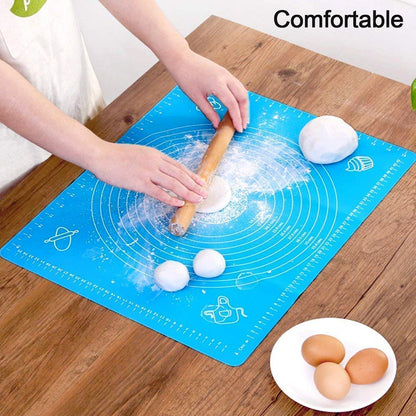 2585 Rolling Mat Silicone Baking Mat Fondant Mat Sheet Chapati DeoDap