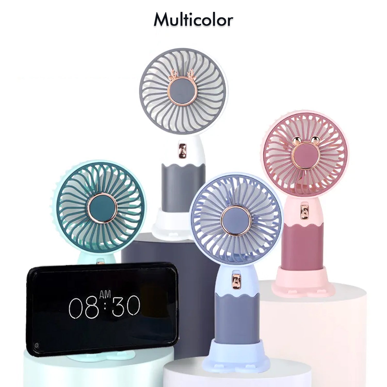 479 Mini Fan Rechargeable Table Fan Handheld Fan USB Fan Desk Fan Cooling Fan For Home , Office , Car, & Multi Use Fan DeoDap